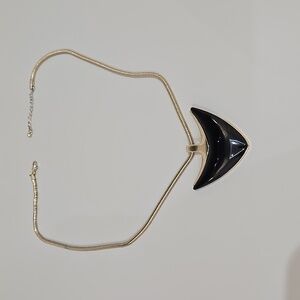 Vintage black and gold pendant